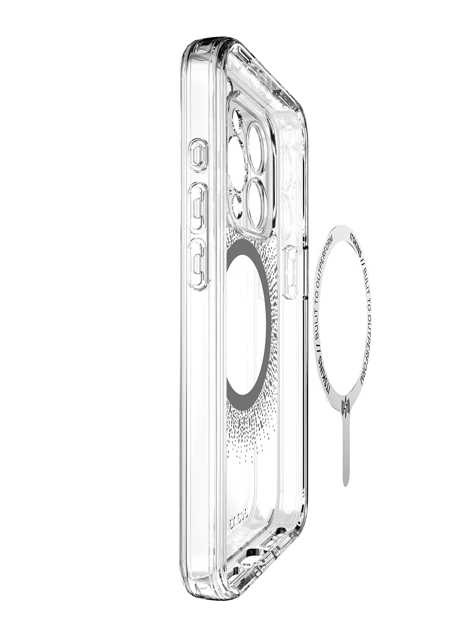 Itskins Avana Aura iPhone 15 Pro Magsafe Case - Aura Black - Tashqila Itskins Avana Aura iPhone 15 Pro Magsafe Case - Aura Black - Tashqila